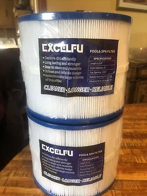 2 Pack EXCELFU Pool & Spa Filter Cartridge For Bull Frog Wellspring NEW/SEALED • $25.98