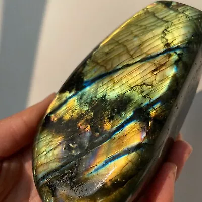 1.64lbRare Naturalcolorful Labradorite Quartz Freeform Crystal Mineral Specimen • $0.99