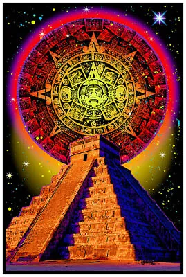 Mayan - Non Flocked Blacklight Poster 24  X 36  • $23.06