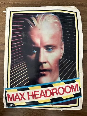 Vintage 1980’s Coke Coca-Cola Max Headroom Folder • $7.95