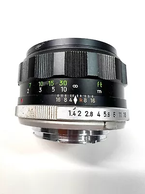 Minolta Auto Rokkor PF 58mm F/1.4 [Read] Fixed/Prime Standard Lens Vintage Lens • $29.99