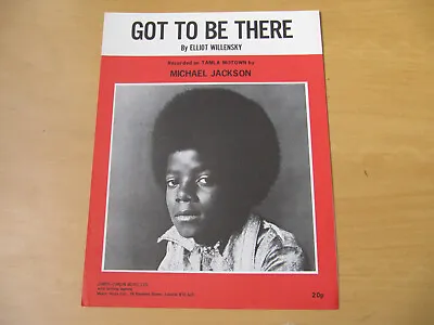 Michael Jackson - Got To Be There - Original Sheet Music (q) - Archive Condition • £10.99