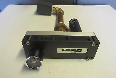 V30 Piab Vacuum Pump Classic W Regulator Silencer Brass Riser Tube.free Shipping • $89.99