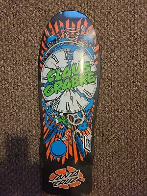 Santa Cruz Claus Grabke Exploding Clock Skateboard Deck New In Shrink • $79.95