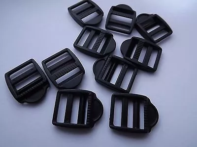 15mm Plastic Ladderlock Buckles Fastenings Pack Of 5 X Fits Webbing Tape • £2.80