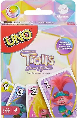 NEW Mattel - UNO Trolls Band Together Edition Card Game • $35