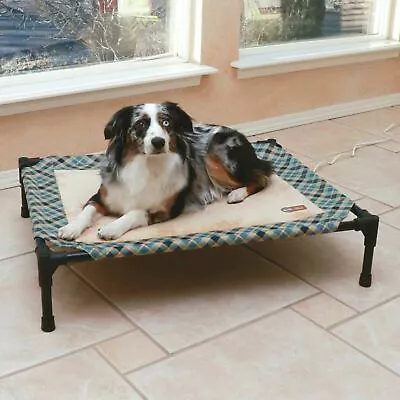K&H Pet Products Thermo-Pet Heated Dog Bed Cot Small KH1805 Or Medium KH1815 • $77.99