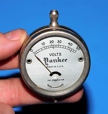 1920's VINTAGE YANKEE VOLTS GAUGE VOLTS METER • $12.99