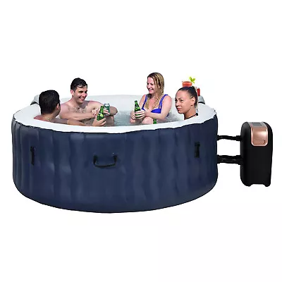 Goplus 4 Person Inflatable Hot Tub Spa Indoor & Outdoor Portable Round Hot Tub • $489.99