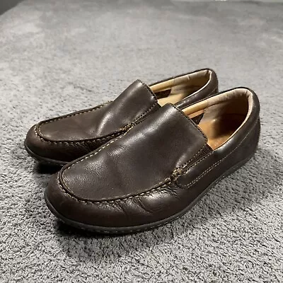 Born Loafers Mens 9 M Brown Leather Driving Shoes Dress Casual Slip On Comfort • $17.46