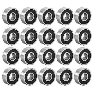 20Pcs 606 607 608 2RS Ball Bearings Double Sealed High Carbon Steel Z1 • $26.88