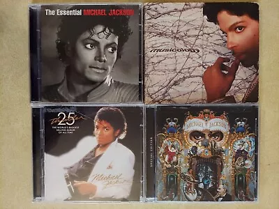 Michael Jackson Prince CD Lot Thriller Dangerous Essential Musicology • $12.99