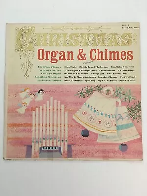 Christmas Organ & Chimes The Magic Fingers Pickwick Vinyl Record LP • $8.33