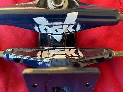 DGK X Venture Skateboard Trucks 5.0 Low Dark Blue Kayo Corp Dirty Ghetto Kids • $90