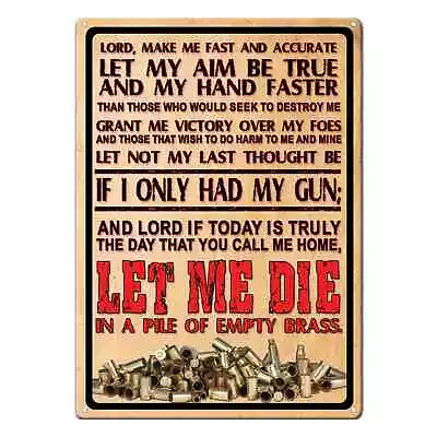 Rivers Edge Products Tin Sign Lord's Prayer Size 12  X 17  Mfg 1500 • $16.41