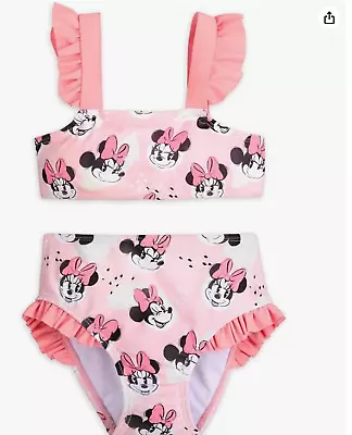 Disney Minnie Mouse Pink Swimsuit Sz 7/8 NWT • $32.99