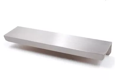 $16.95 • Buy 10-Pack Cabinet Drawer Edge Pulls- 5  Long 4  Hole Centers Brushed Nickel Silver