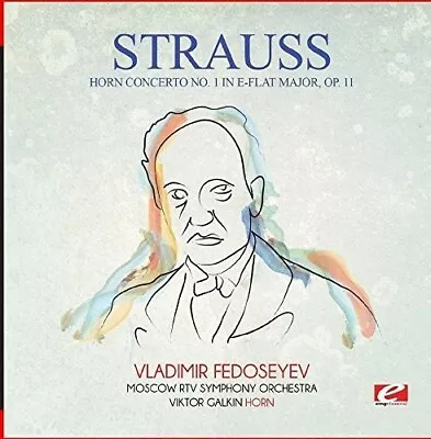 Strauss - Horn Concerto No. 1 In E-Flat Major Op. 11 [New CD] Alliance MOD  Rms • $12.34