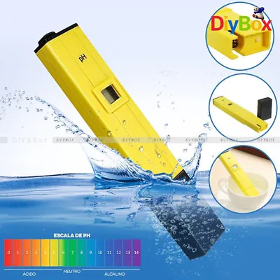 £1.52 • Buy Digital PH Meter Water Tester Pen LCD Monitor Pool Aquarium Laboratory Pocket