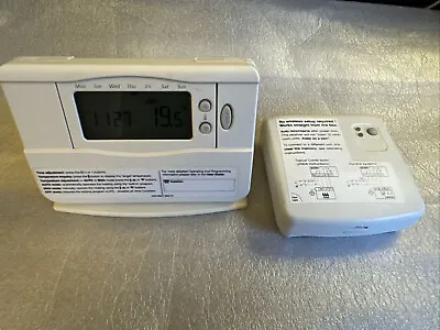 Honeywell The ENERGY SAVER  RF Programmable Wireless Room Thermostat & Receiver • £49