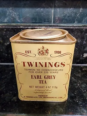 Twinnings Early Grey Tea Vintage Tin • $10