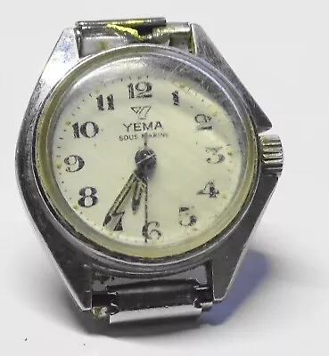 Vintage Watch Mechanical Yema IN Marine Lorsa 82 • $32.93