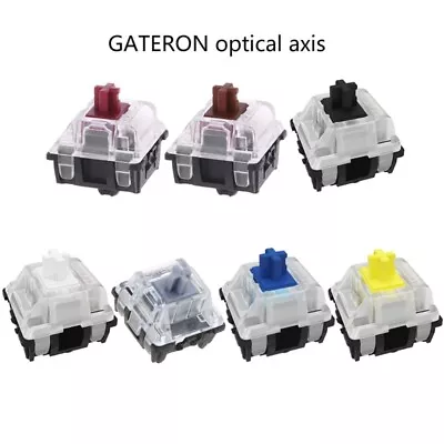 Gateron Mechanical Keyboard Optical Switch For GK61 SK61 White Black Brown • $21.26