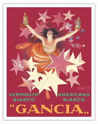 Gancia Sparkling Wines - Vintage Advertising Poster By Leonetto Cappiello 1921 • $27.98