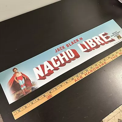 NACHO LIBRE (2006) Movie Theater Mylar Poster 5x25 DS OG Jack Black Luchador • $39.99