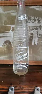 National Beverages Acl Soda Bottle Saginaw Michigan 1966 • $12.99