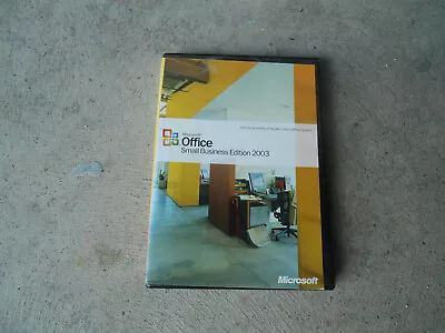 Microsoft Office-small Business  Edition-2003-disc & Booklet-ln • $9.99