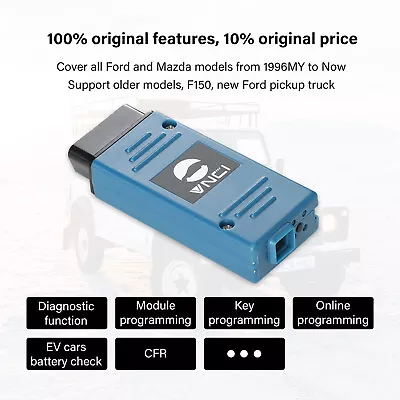 VNCI VCM3 Diagnostic Scanner For Ford And Mazda Fit For Original Software Driver • $155