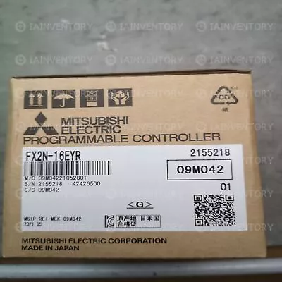 New Mitsubishi Melsec FX2N-16EYR FX2N16EYR Programmable Logic Controller Module • $47.48