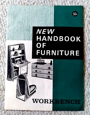 Vintage 1964 Workbench Magazine  New Handbook Of Furniture  Mid-Century Modern • $23.95