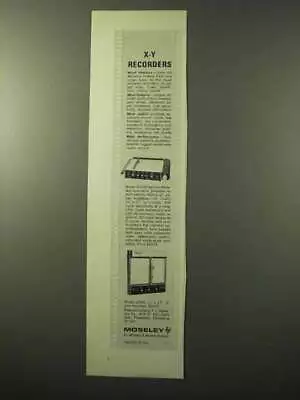 1964 Moseley Model 7000A And 2FRA X-Y Recorders Ad • $19.99