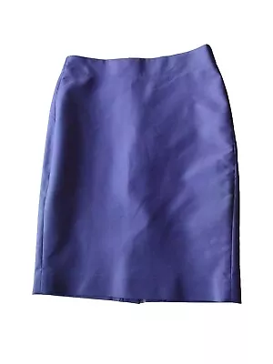 J Crew Women's Purple Pink No. 2 Pencil Skirt Stretch Lined Back Zip Size 00 • $18