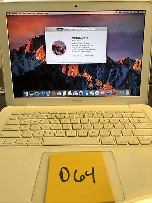 Apple 13  Late-2009 MacBook A1342 Intel Core 2 Duo 2.26GHz 4GB 250GB Sierra • $60