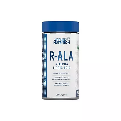 Applied Nutrition R-ALA | R-Alpha Lipoic Acid | Optimise Blood Glucose | 60 Caps • £24.99