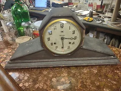 Antique Waterbury 1920's Mantle Clock Art Deco Parts Repair • $121.40
