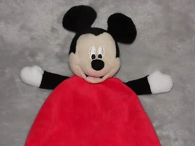 H&M Mickey Mouse Comforter Soft Toy Red Blankie • £19.95