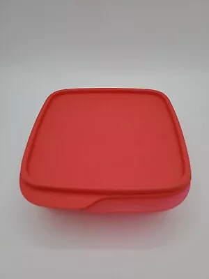 Tupperware Lunch-It Divided Container Meal Prep Translucent Red With Lid 550 Ml • $14.79