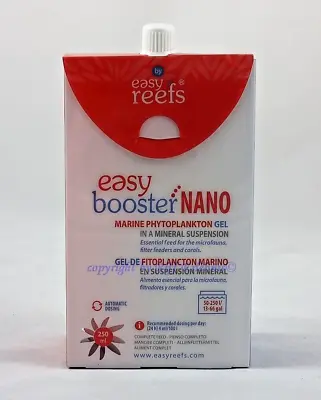 Easy Booster NANO 250ml Easy Reefs Marine Phytoplankton Gel €51.96/L • £12.47