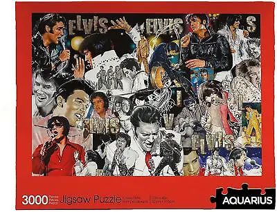 Elvis Presley Collage 3000 Piece Jigsaw Puzzle • $34.99