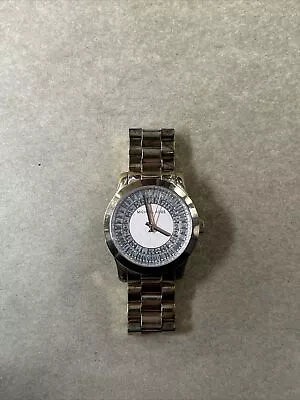 Michael Kors Runway Glitz Baguette Crystals Rose Gold Women's Watch MK6533 • $79.99