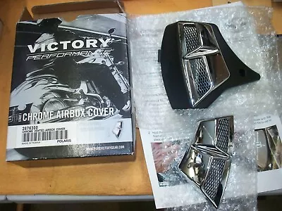 Victory Motorcycle Hammer Jackpot Vegas Chrome Vented Airbox Cover NEW 2876300 • $21.95