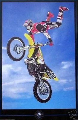 New Motorcross Poster - Rare 24x36 Collector Print Blue • $15.18