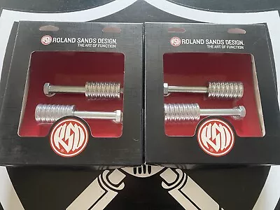 $93.90 • Buy Harley Davidson RSD 2 1/4” Chrome Ribbed Riser Extenson Kit VROD 0208-2033-CH