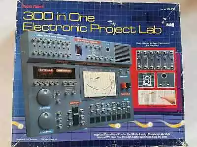 RADIO SHACK Science Fair Electronic Project Lab 300 In One Kit - 28-270 Open Box • £53.01