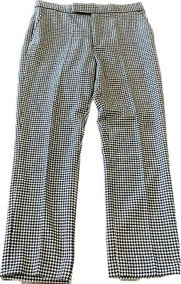 Polo Ralph Lauren Houndstooth Women’s Pants Wool Blend SZ 8 Italian Fabric • $25