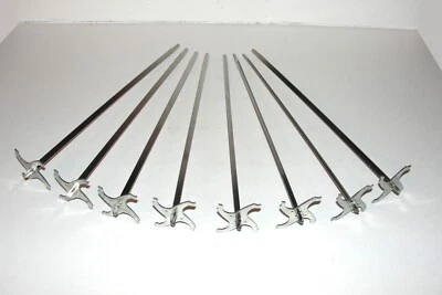 $35.99 • Buy Lot Of 8 Ronco Showtime Rotisserie BBQ Kabob Skewers Rods For Models 4000 / 5000